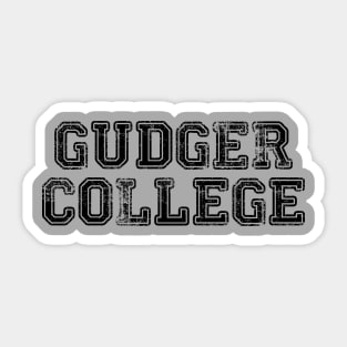 Gudger College Sticker